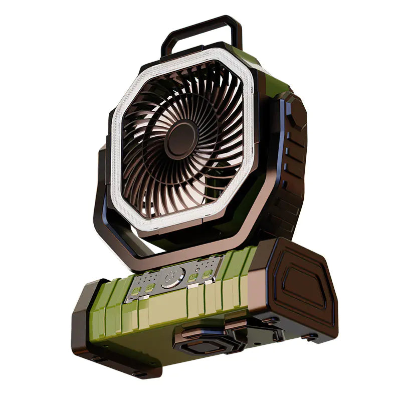 New Outdoor Camping Fan with Night Light & Remote