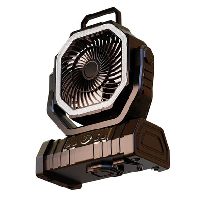 New Outdoor Camping Fan with Night Light & Remote