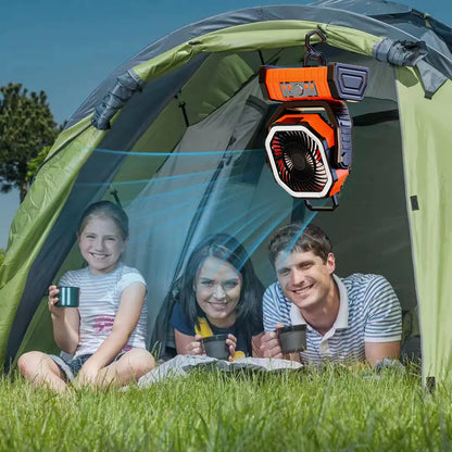 New Outdoor Camping Fan with Night Light & Remote